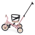 PETITE&MARS - Vaikiškas triratukas 5 viename TURBO LIMITED Rosy Wilderness