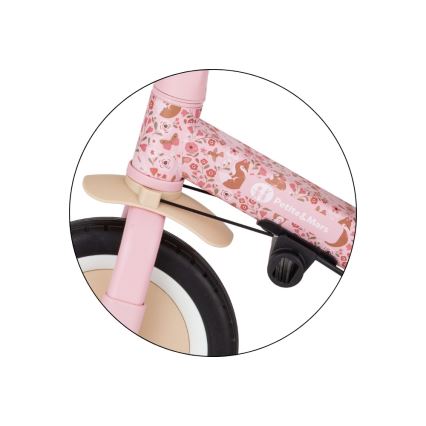 PETITE&MARS - Vaikiškas triratukas 5 viename TURBO LIMITED Rosy Wilderness