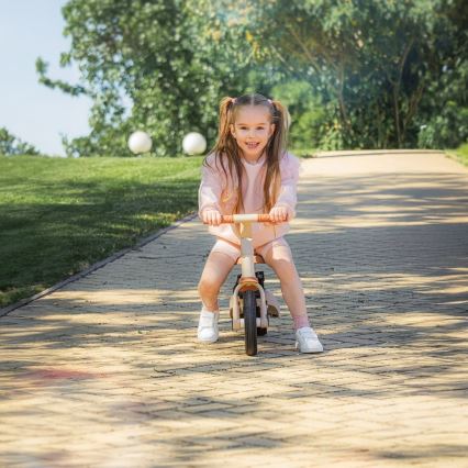 PETITE&MARS - Vaikiškas triratukas 5 viename TURBO PLUS Desert Sand