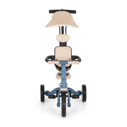 PETITE&MARS - Vaikiškas triratukas 5 viename TURBO PLUS Vandenyno mėlyna