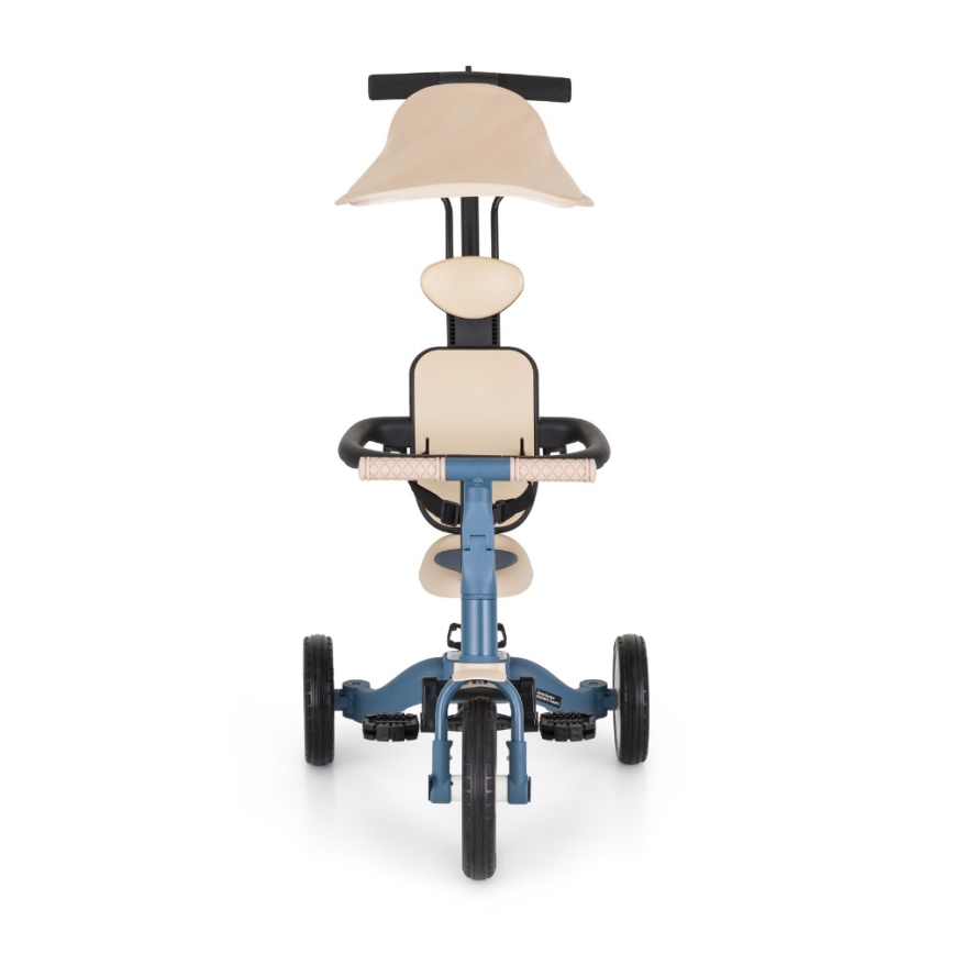 PETITE&MARS - Vaikiškas triratukas 5 viename TURBO PLUS Vandenyno mėlyna