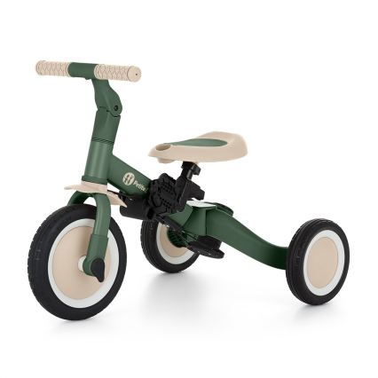 PETITE&MARS - Vaikiškas triratukas 5in1 TURBO PLUS Misty Green