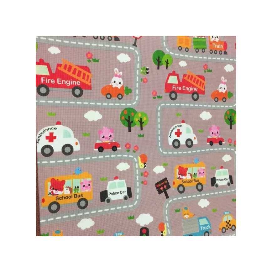 PETITE&MARS - Žaidimų kilimėlis JOY CITY 150x180 cm