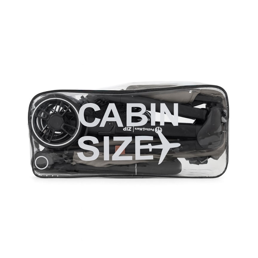 PETITE&MARS - ZIP sportinis vežimėlis, dūminis antracitas