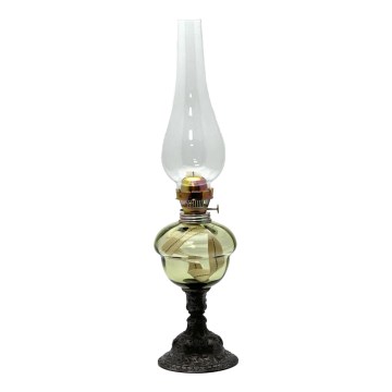 Petrolejinė lempa BARBORA 54 cm miško žalia