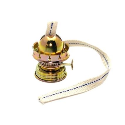 Petrolejinė lempa Eliška 20 cm miško žalia