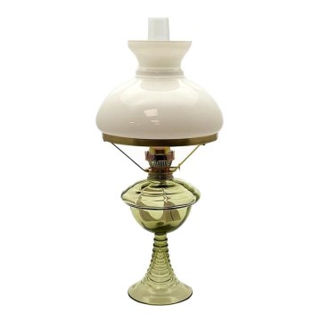 Petrolejinė lempa JASMÍNA 50 cm miško žalia