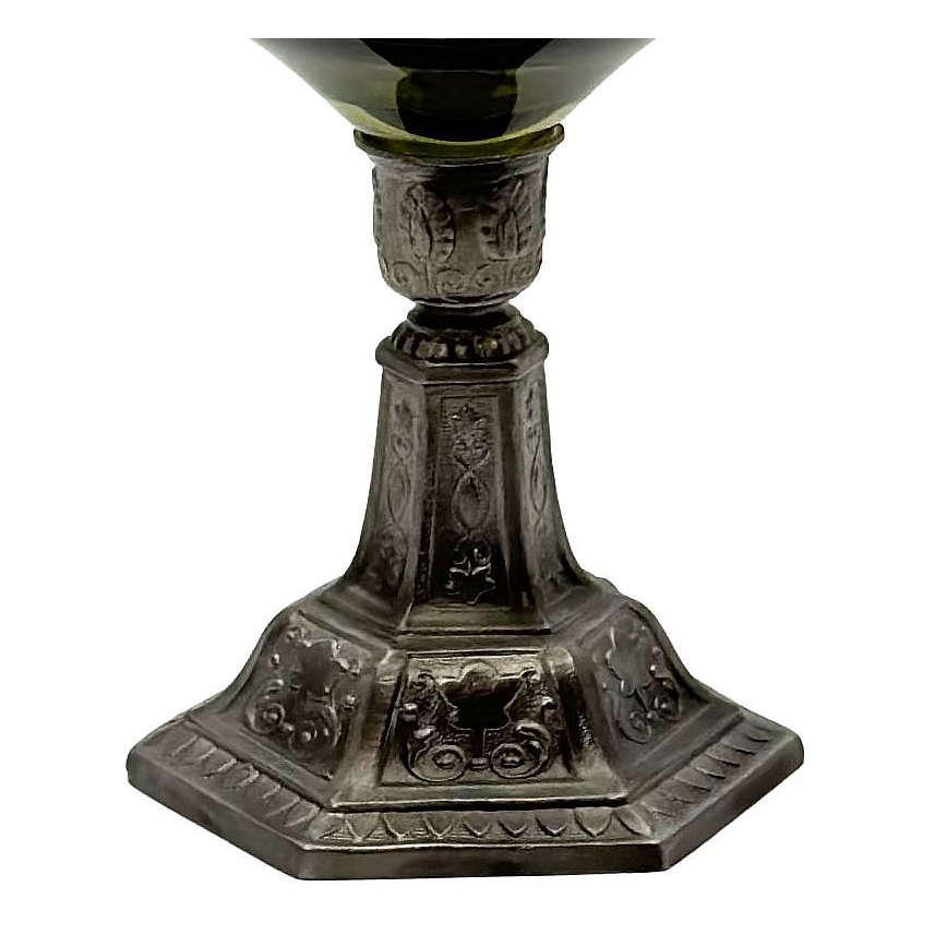 Petrolejinė lempa KRASOMÍRA 42 cm miško žalia