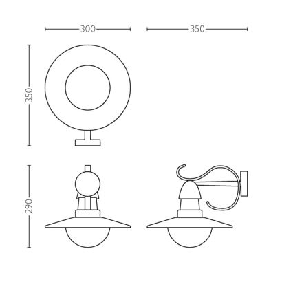 Philips 01816/30/PN - lauko šviestuvas MYGARDEN TOPIARY 1xE27/60W/230V