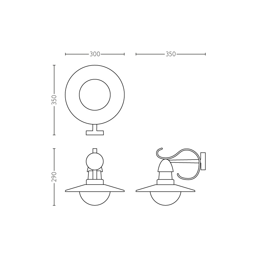 Philips 01816/30/PN - lauko šviestuvas MYGARDEN TOPIARY 1xE27/60W/230V