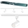 Philips - 1 m EASYLINK bėgių sistemos taškinis šviestuvas, 3x GU10 (7W/230V), baltas