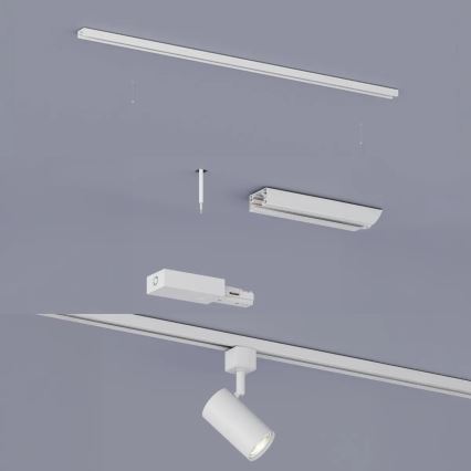Philips - 1 m EASYLINK bėgių sistemos taškinis šviestuvas, 3x GU10 (7W/230V), baltas
