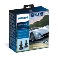 Philips 11342U91X2 -KOMPLEKTAS 2x LED Automobilio lemputė Ultinon 9100 H4 P43t-38/13,2W/12/24V 5800K