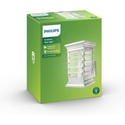 Philips 15280/18/PN - Lauko sieninis šviestuvas PATIO 1xE27/60W/230V IP44