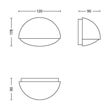 Philips - lauko LED apšvietimas LED/3W/230V IP44
