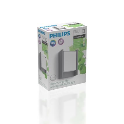 Philips - LED sieninis lauko šviestuvas LED/6W/230V 2700K IP44