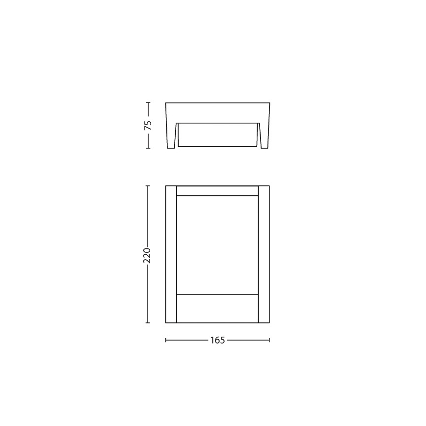 Philips - LED sieninis lauko šviestuvas LED/6W/230V 4000K IP44