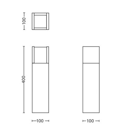 Philips - LED lauko šviestuvas LED/6W/230V 4000K IP44