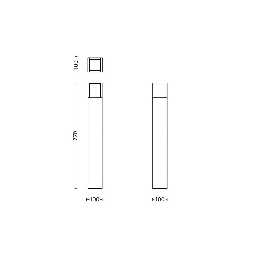 Philips - LED lauko šviestuvas LED/6W/230V 4000K IP44