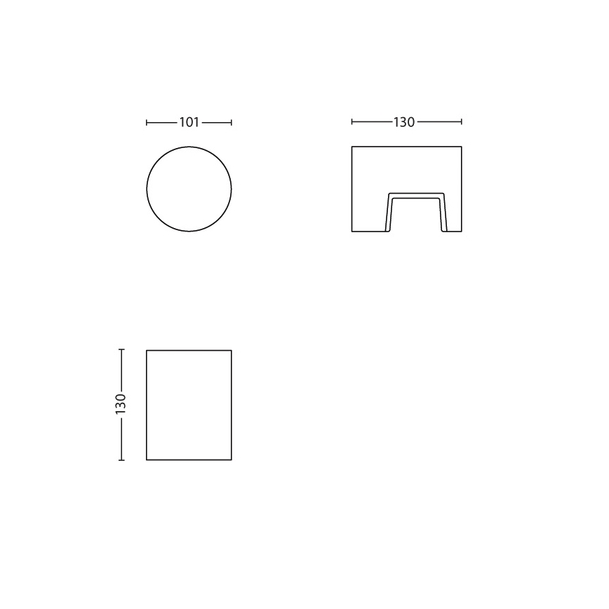 Philips - LED lauko šviestuvas 1xLED/6W/230V