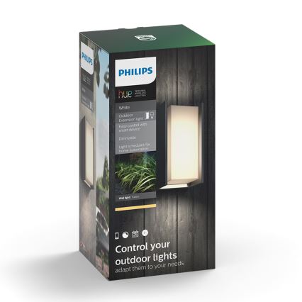 Philips - LED Reguliuojamas lauko sieninis šviestuvas Hue TURACO 1xE27/9,5W/230V IP44