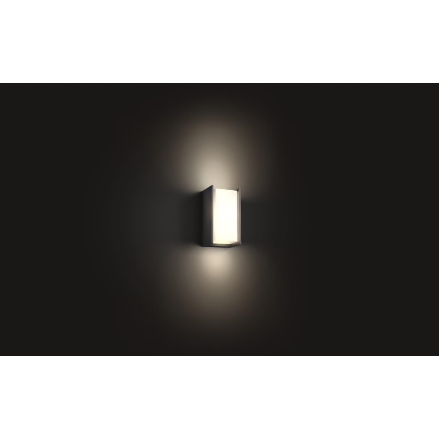 Philips - LED Reguliuojamas lauko sieninis šviestuvas Hue TURACO 1xE27/9,5W/230V IP44