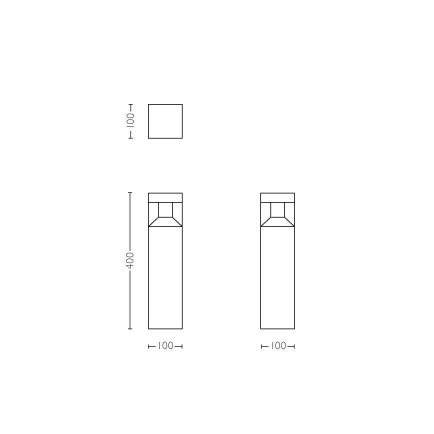 Philips - LED lauko lempa LED/8W/230V IP44
