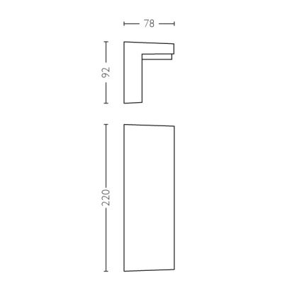 Philips - LED sieninis lauko šviestuvas 2xLED/4,5W/230V 2700K IP44