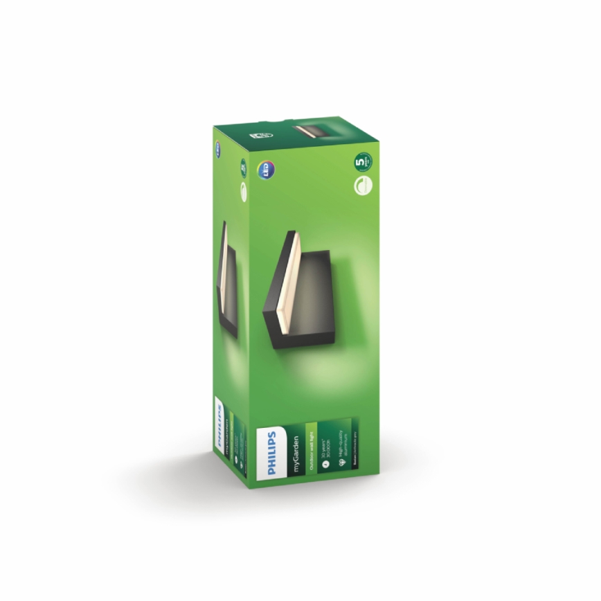 Philips - LED sieninis lauko šviestuvas 2xLED/4,5W/230V 2700K IP44