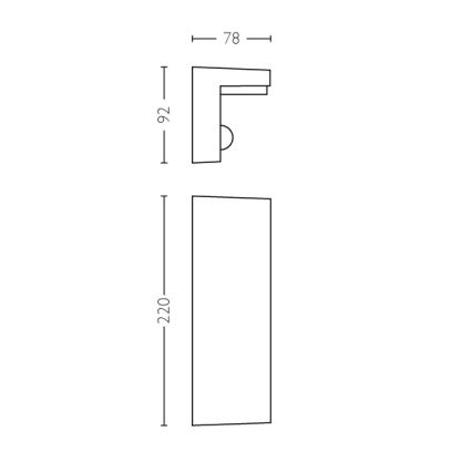 Philips - LED Lauko sieninis šviestuvas su jutikliu 2xLED/4,5W/230V IP44