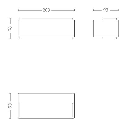 Philips - Reguliuojamas lauko šviestuvas 2xLED/4,5W IP44