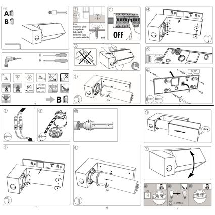 Philips - Lauko šviestuvas su jutikliu 1xE27/23W/230V IP44