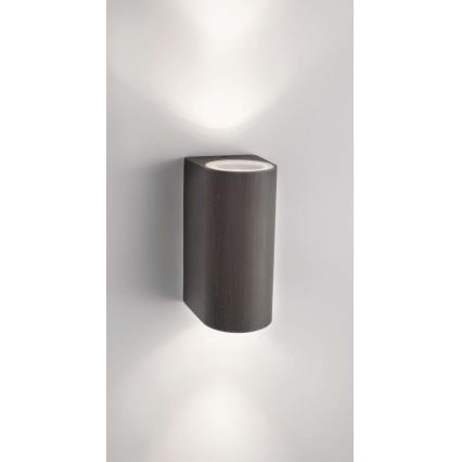 Philips 17102/86/16 - Sieninis lauko šviestuvas MYGARDEN NIGHTINGALE 2xGU10/35W