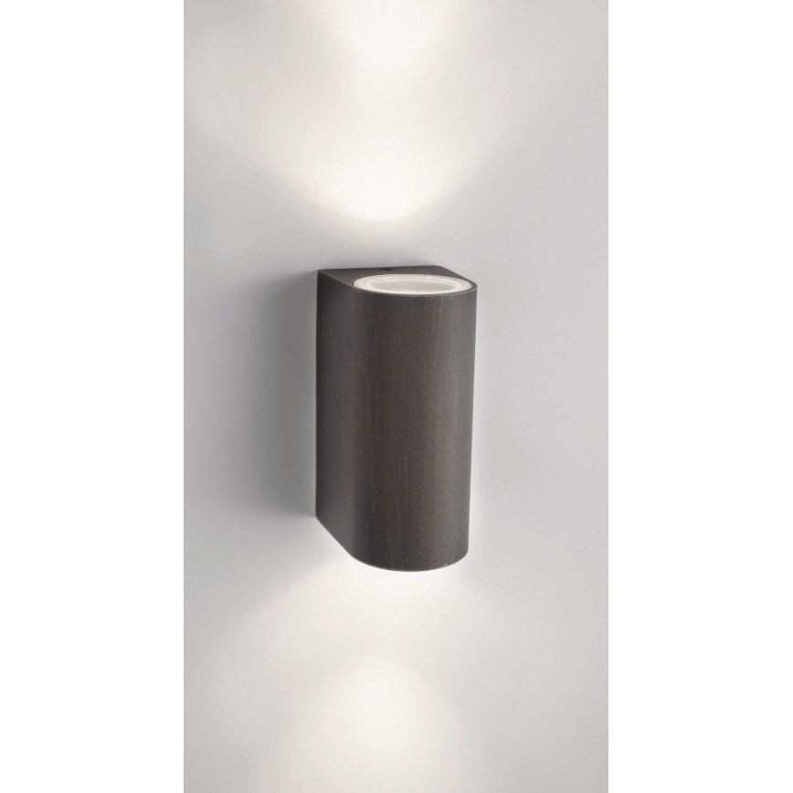 Philips 17102/86/16 - Sieninis lauko šviestuvas MYGARDEN NIGHTINGALE 2xGU10/35W