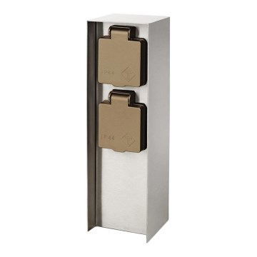 Philips 17108/47/16 - Lauko kištukinių lizdų stulpas MYGARDEN ROCK 230V IP44 SCHUKO