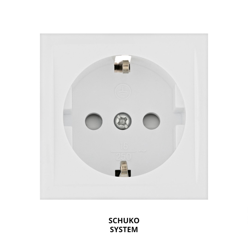 Philips 17108/47/16 - Lauko kištukinių lizdų stulpas MYGARDEN ROCK 230V IP44 SCHUKO