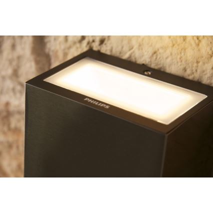 Philips 17209/47/16 - Sieninis lauko šviestuvas FLAGSTONE 3xLED/1W/230V