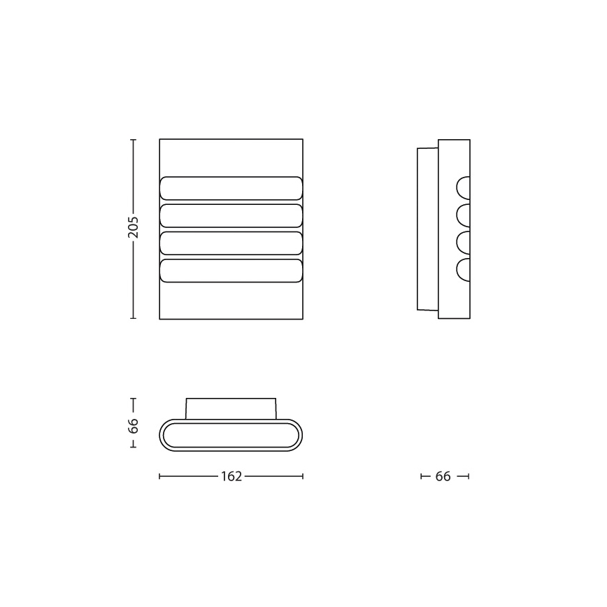 Philips - LED lauko šviestuvas LED/3W IP44