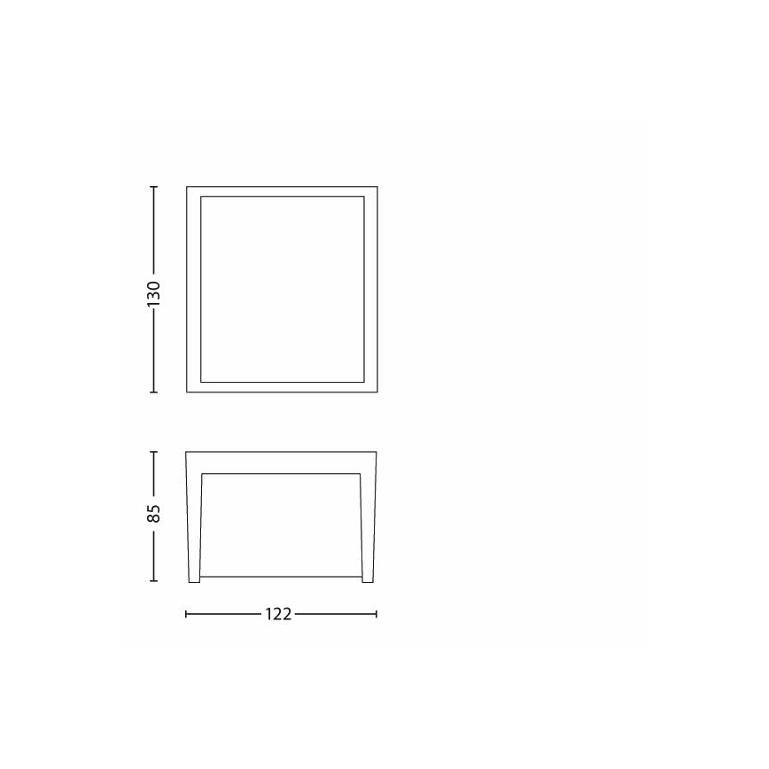 Philips - LED Lauko sieninis šviestuvas LED/3W/230V IP44 2700K