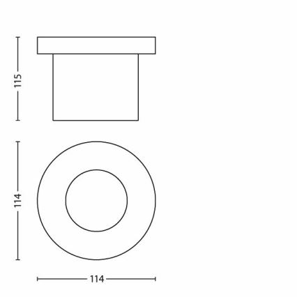 Philips - LED Lauko įvažiavimo šviestuvas 1xLED/3W/230V