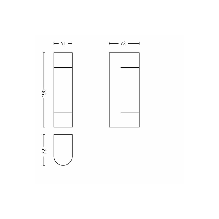 Philips - LED Lauko šviestuvas 2xLED/1W/230V IP44