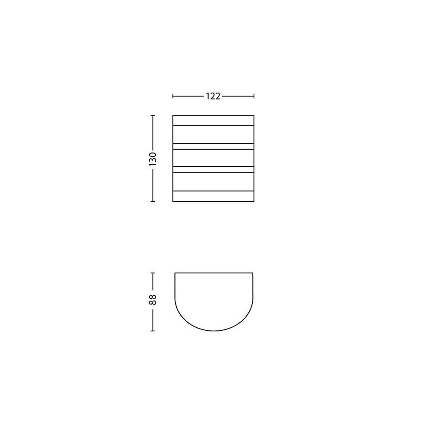 Philips - LED lauko apšvietimas LED/3W/230V IP44