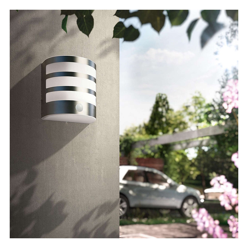 Philips - LED lauko sieninis šviestuvas su jutikliu 1xLED/3W IP44