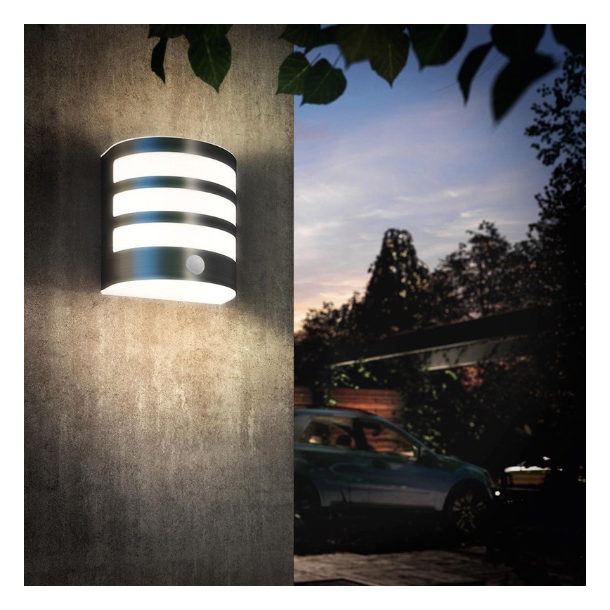 Philips - LED lauko sieninis šviestuvas su jutikliu 1xLED/3W IP44