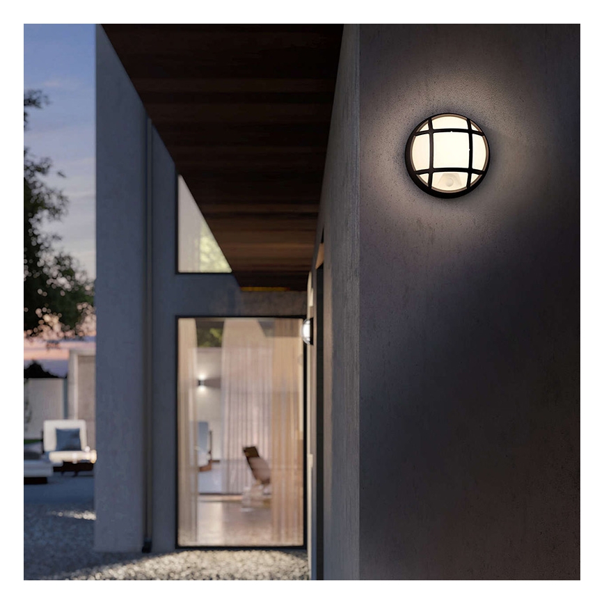 Philips 17319/30/16 - LED Lauko sieninis šviestuvas su jutikliu EAGLE 1xLED/3W