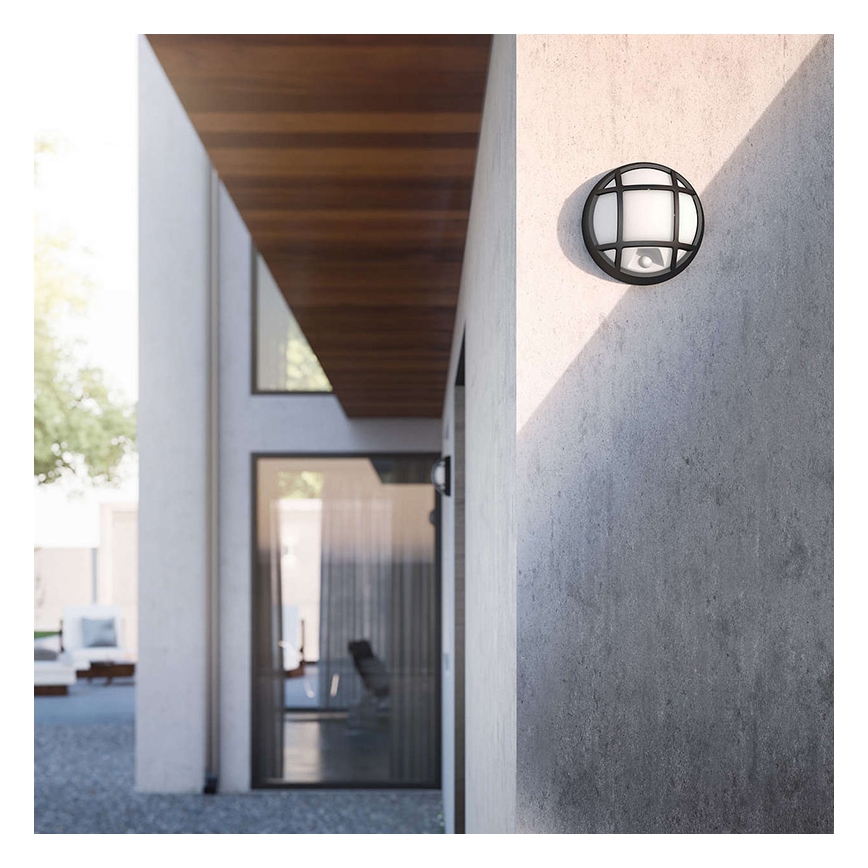 Philips 17319/30/16 - LED Lauko sieninis šviestuvas su jutikliu EAGLE 1xLED/3W