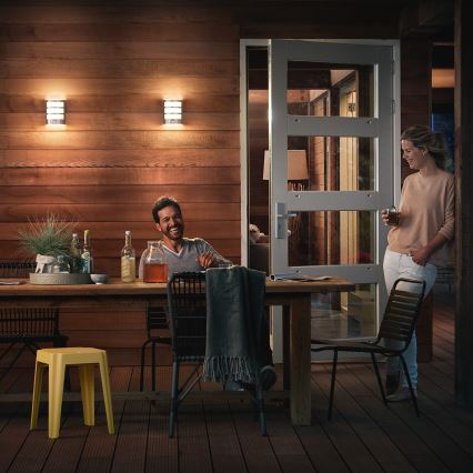 Philips - Lauko LED šviestuvas su judesio jutikliu, 6W/230V, IP44