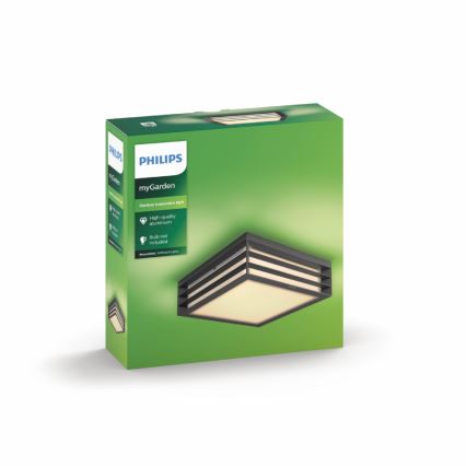 Philips - Lauko šviestuvas 2xE27/14W IP44