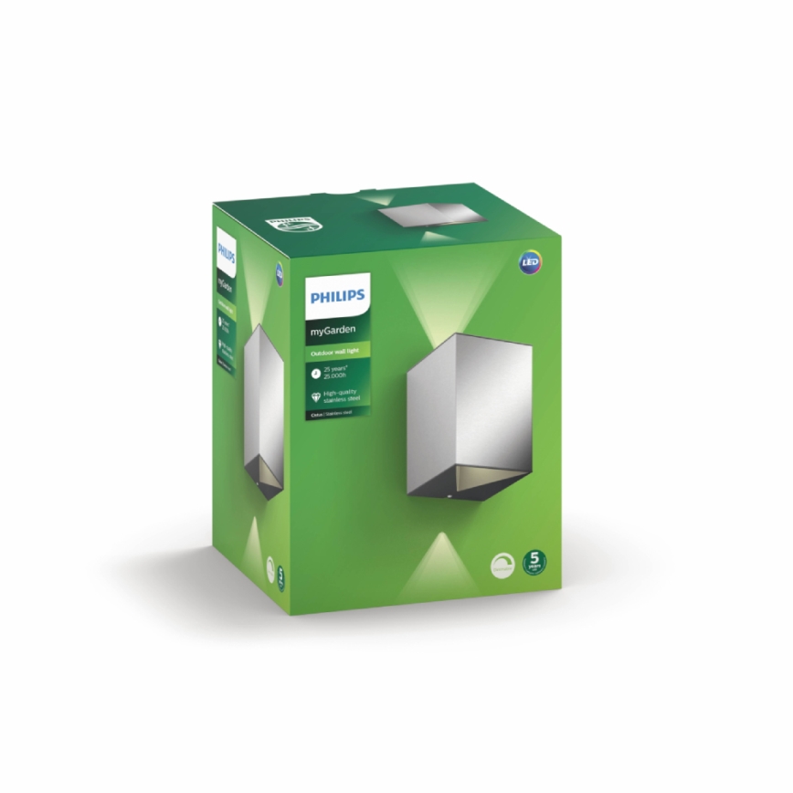 Philips - Sieninis LED lauko šviestuvas 2xLED/4,5W/230V IP44
