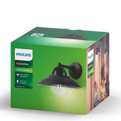 Philips 17381/30/PN - Lauko sieninis šviestuvas COMORANT 1xE27/42W/230V IP44